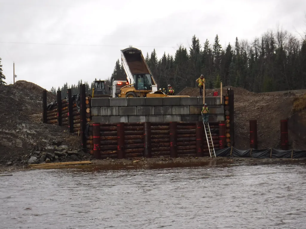 south abutment completed